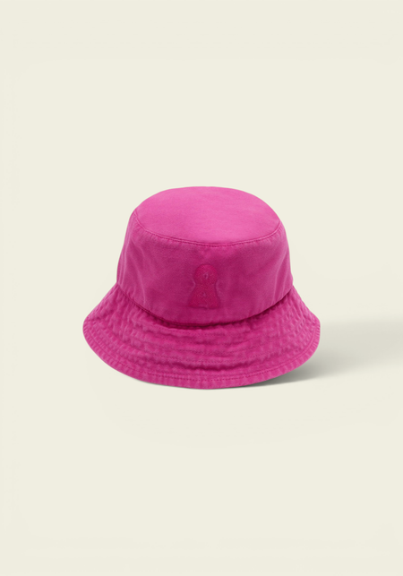 Bob en coton bio | rose "Bucket hat - very berry washed"