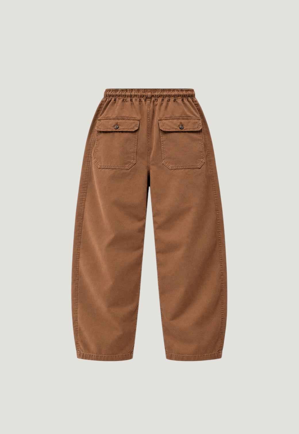 Weite Hose aus Bio-Baumwolle | Braun "Fatigue brown pant", NWHR, Foto 7