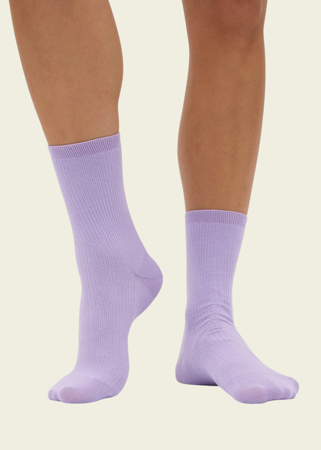 Chaussettes en coton bio | lilas "soft lavender" - Colorful Standard