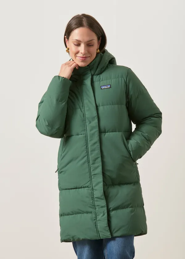 Parka à capuche en matières recyclées | vert "Sisar down parka - cngr", Patagonia