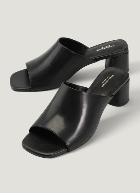 Mules mit Absatz aus Leder | Schwarz "Piper - black", Vagabond, Foto 4