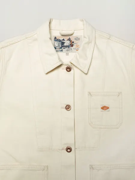 Veste denim en coton bio | ivory "ada workwear jacket ivory", Nudie Jeans, photo 3