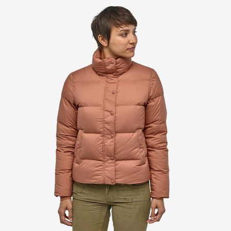 Doudoune rose recyclée - silent down