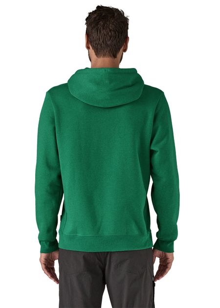 Sweat à capuche en matières recyclées | vert "p-6 logo uprisal hoody  vert" - Patagonia