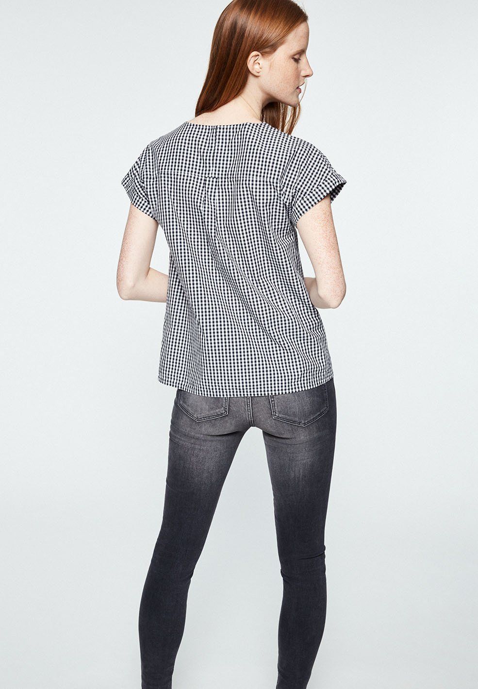 Blouse vichy en coton bio - lioraa vichy, Armedangels, photo 2