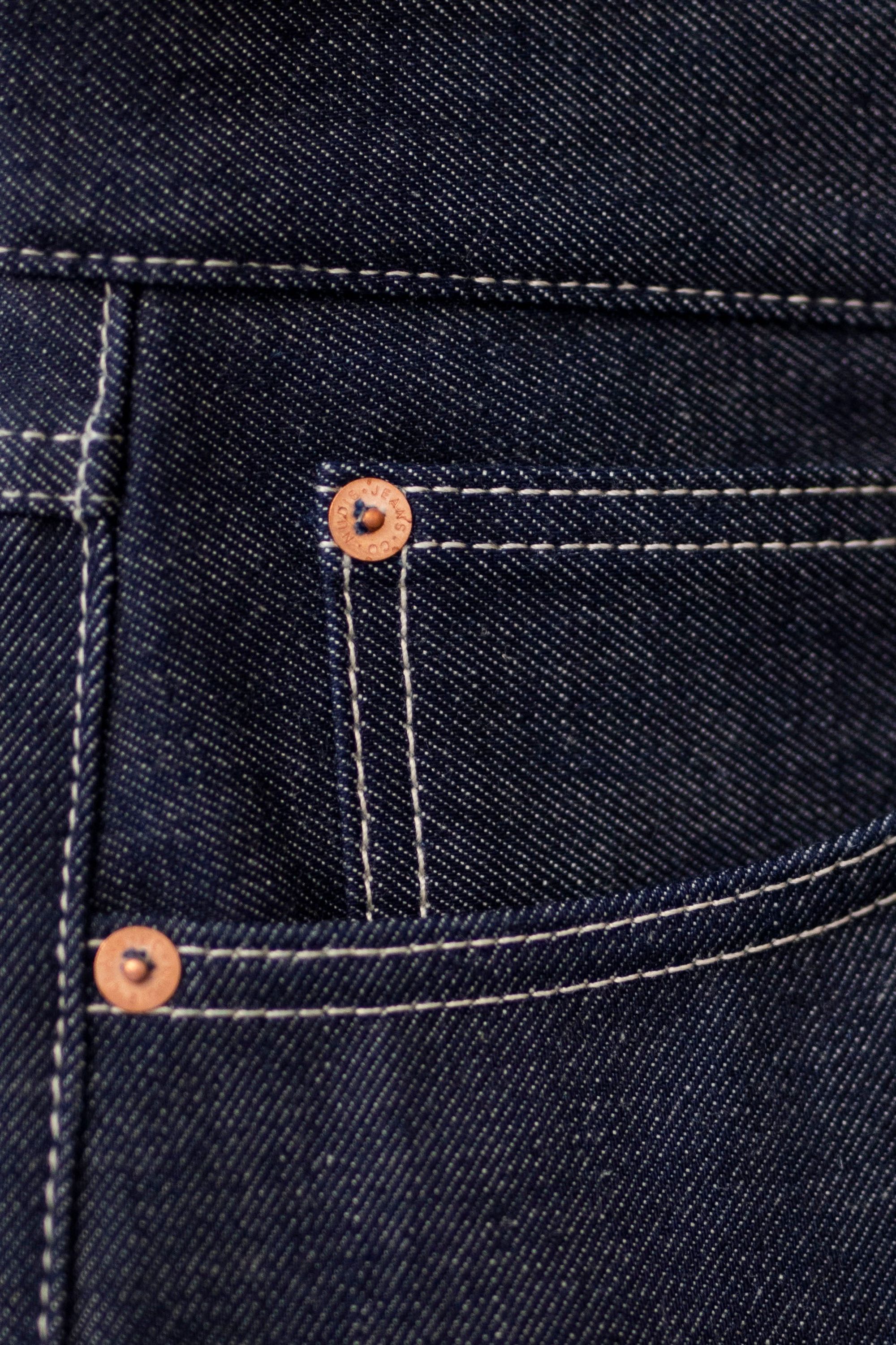 Jean droit brut toile japonaise en coton bio - rad rufus exclusif wdf x nudie jeans, Nudie Jeans, photo 16