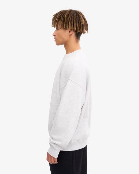 Sweat oversize en coton bio | gris "snow melange", Colorful Standard, photo 3