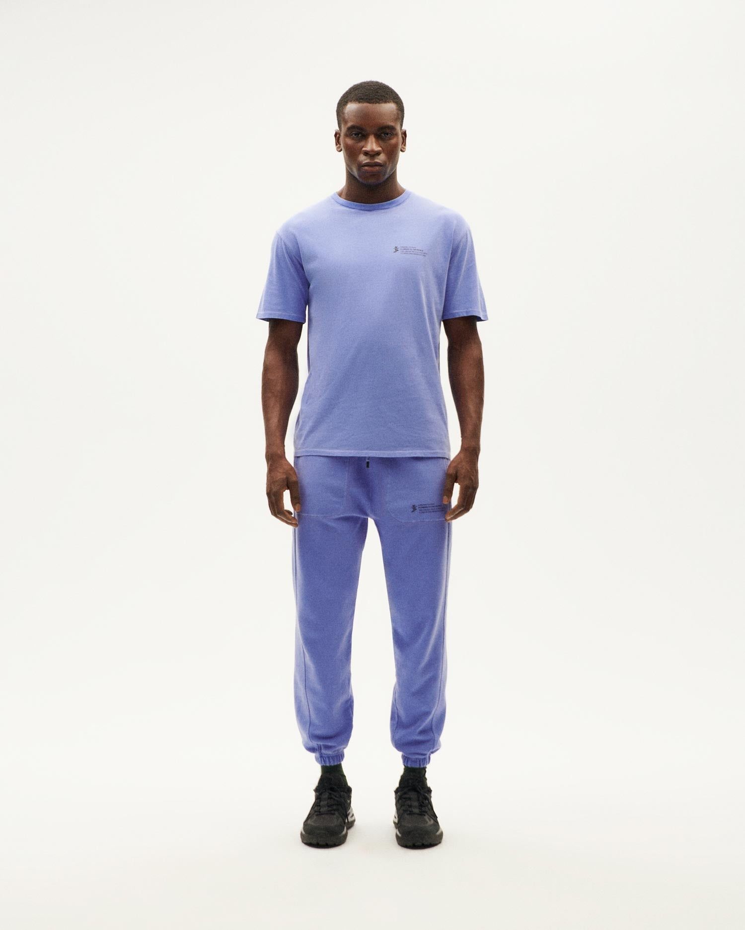 Jogging en coton bio | bleu "indigofera ftp alexander pants blue", Thinking Mu, photo 3