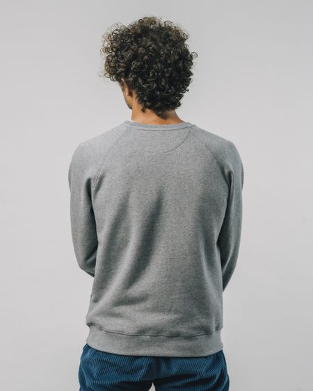 Sweat gris à imprimé en coton bio - how to moka, Brava Fabrics, photo 4