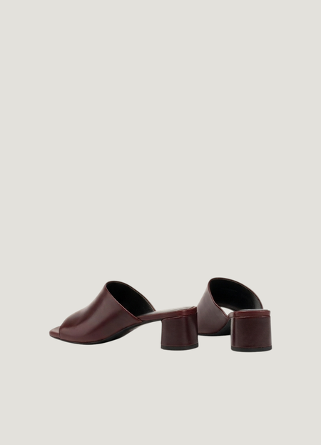 Mules mit Absatz aus Leder | Bordeaux "Piper - cherry", Vagabond, Foto 3
