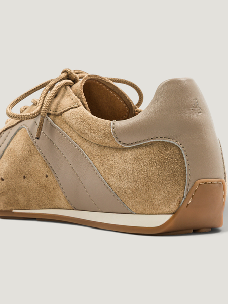 Baskets en cuir certifié | camel "B4", Belledonne Paris, photo 5