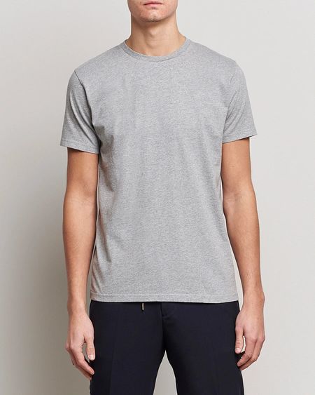 T-shirt manches courtes en coton bio | gris "heather grey"