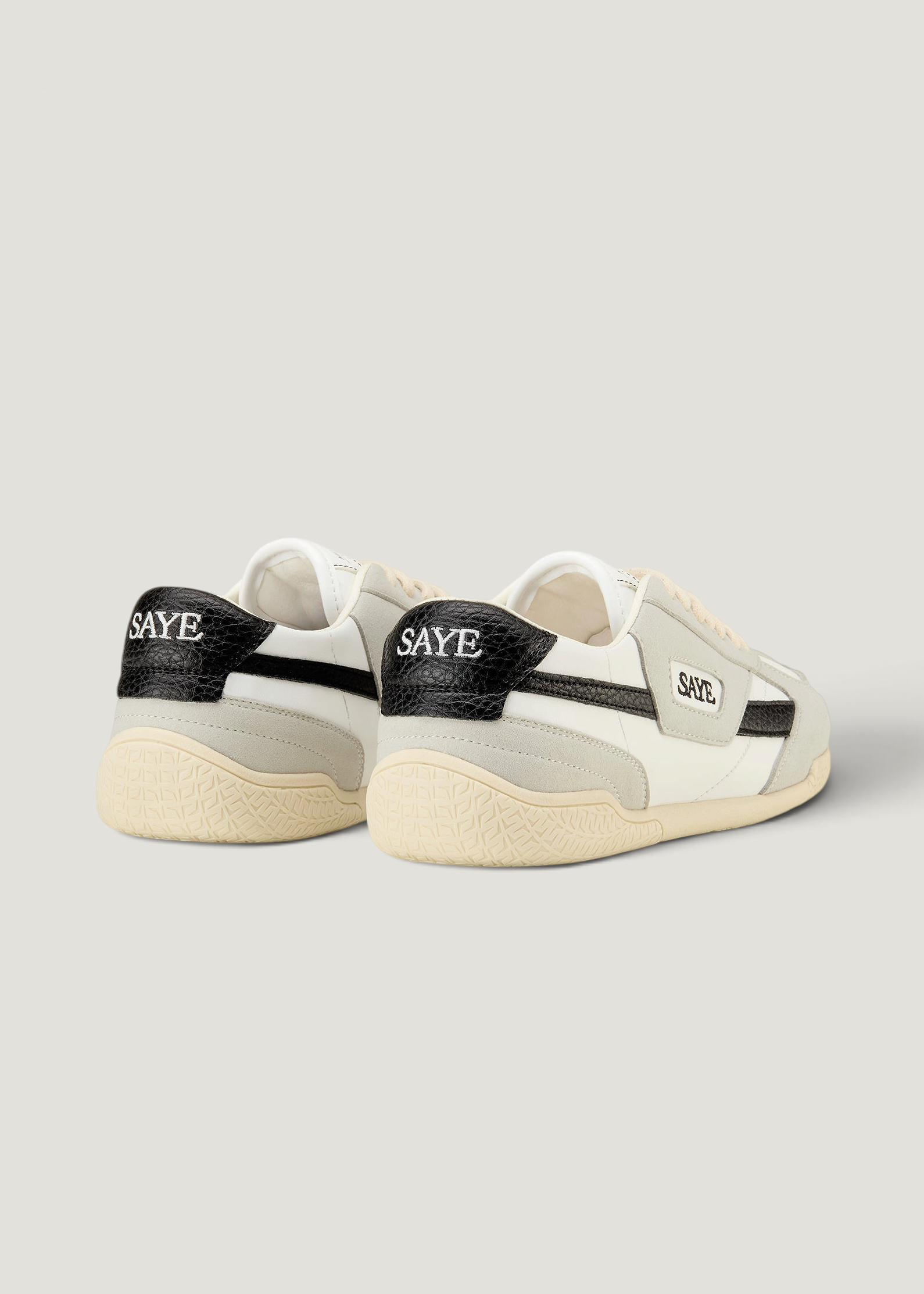 Baskets vegan | blanc "M26 dawn - lignify white & black", SAYE, photo 3