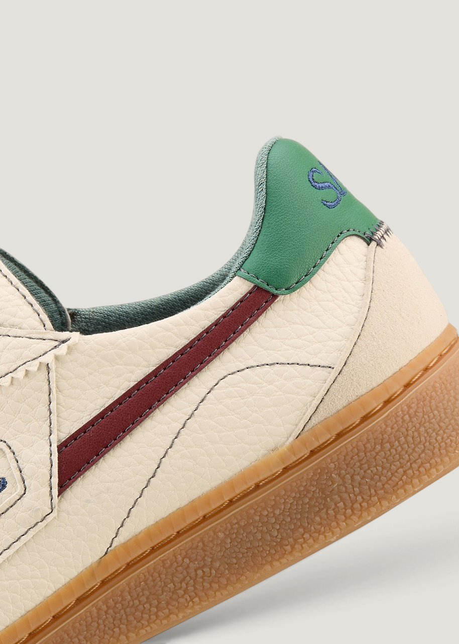 Vegane Sneaker | Beige und Grün "M70 soul lignify - garnet & pine", SAYE, Foto 5