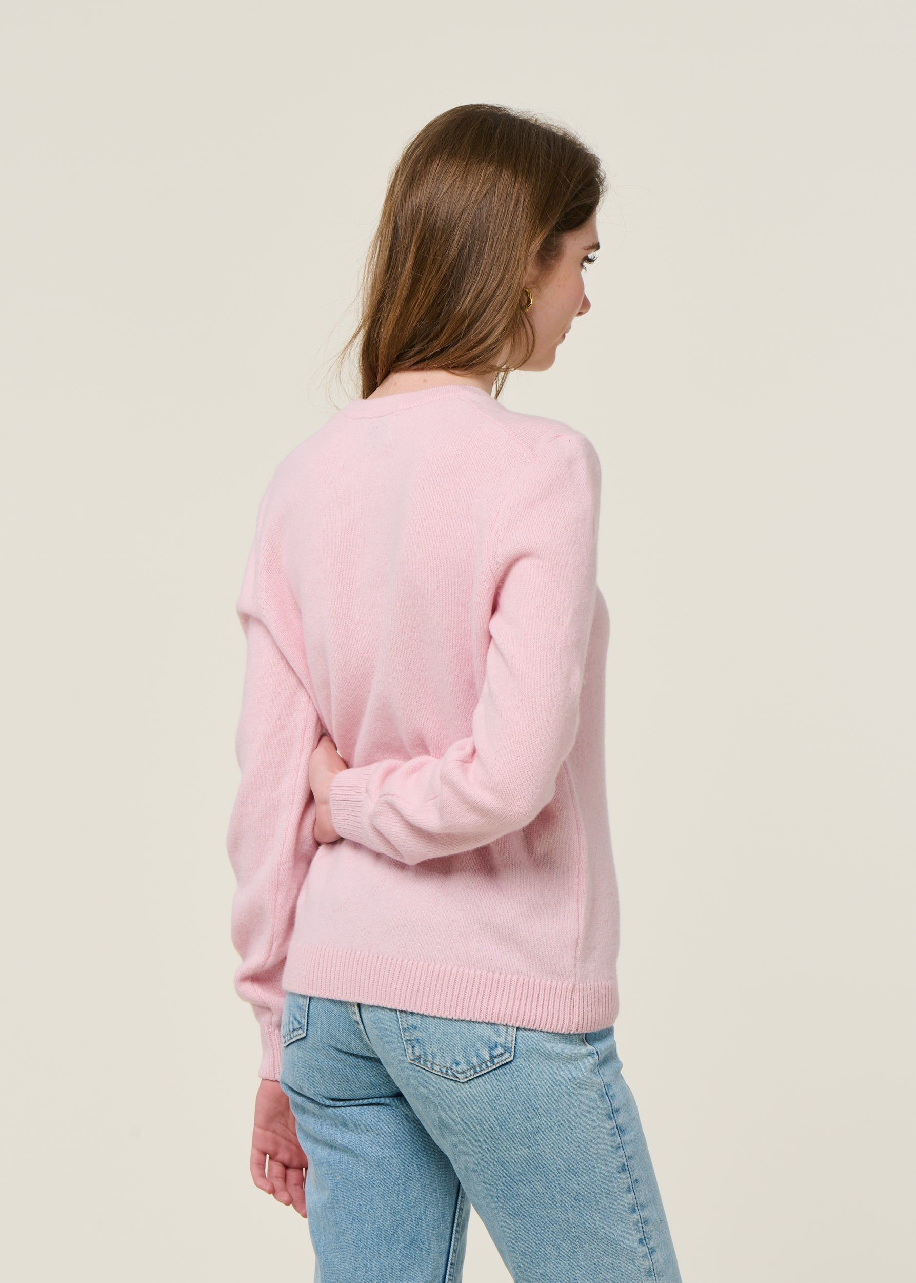 Pull en laine mérinos recyclée | rose "faded pink", Colorful Standard, photo 3