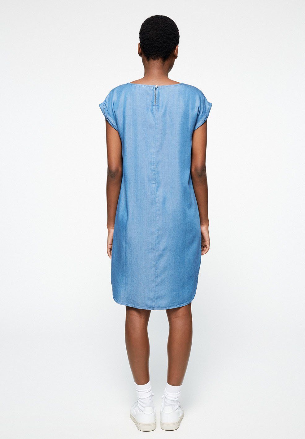 Robe bleue en coton bio - hilaa, Armedangels, photo 3