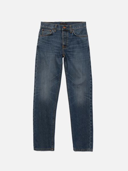 Jean fuselé en coton bio | bleu "steady eddie ii savage blue" - Nudie Jeans