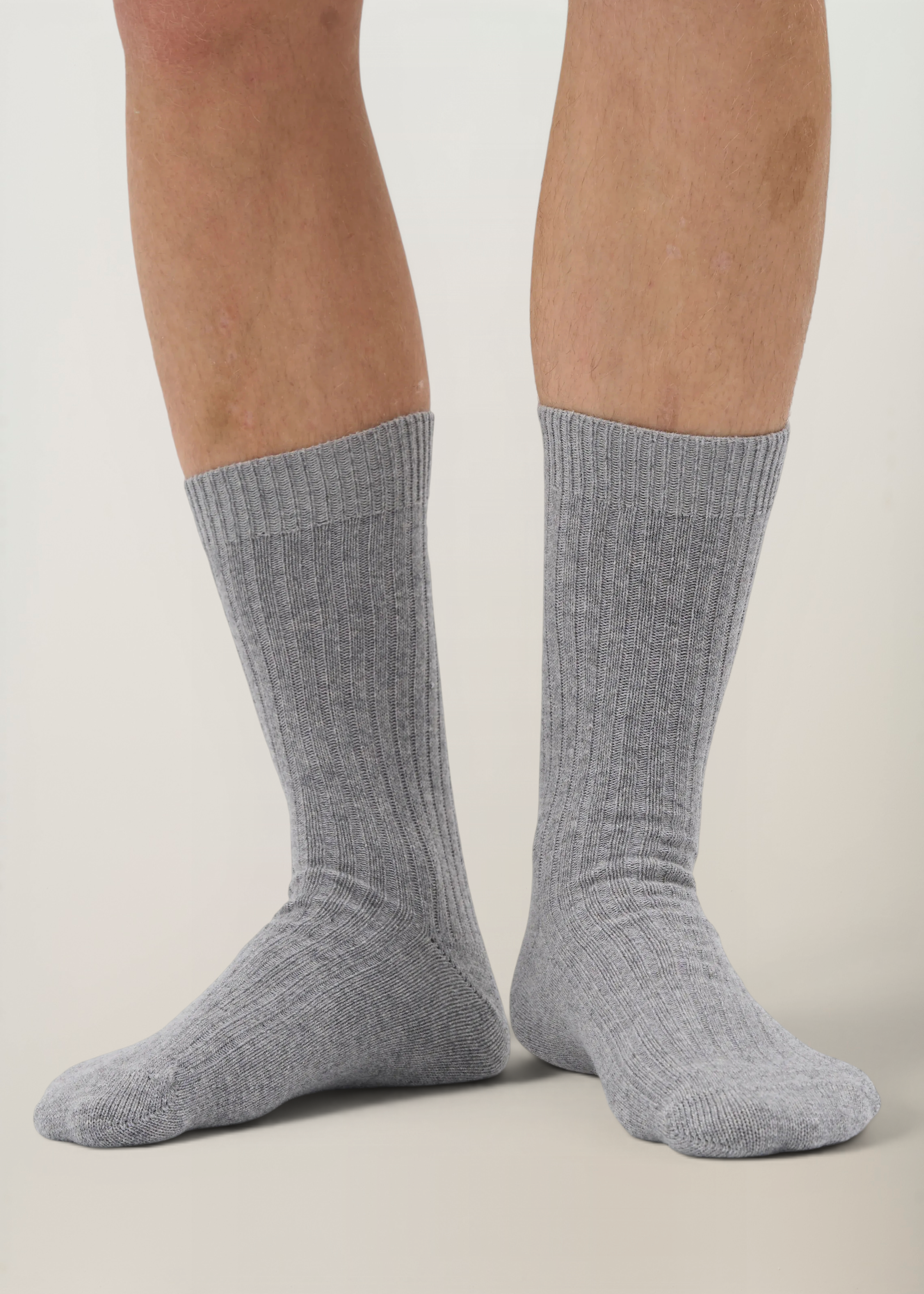 Chaussettes en laine mérinos recyclée | gris "heather grey", Colorful Standard, photo 3