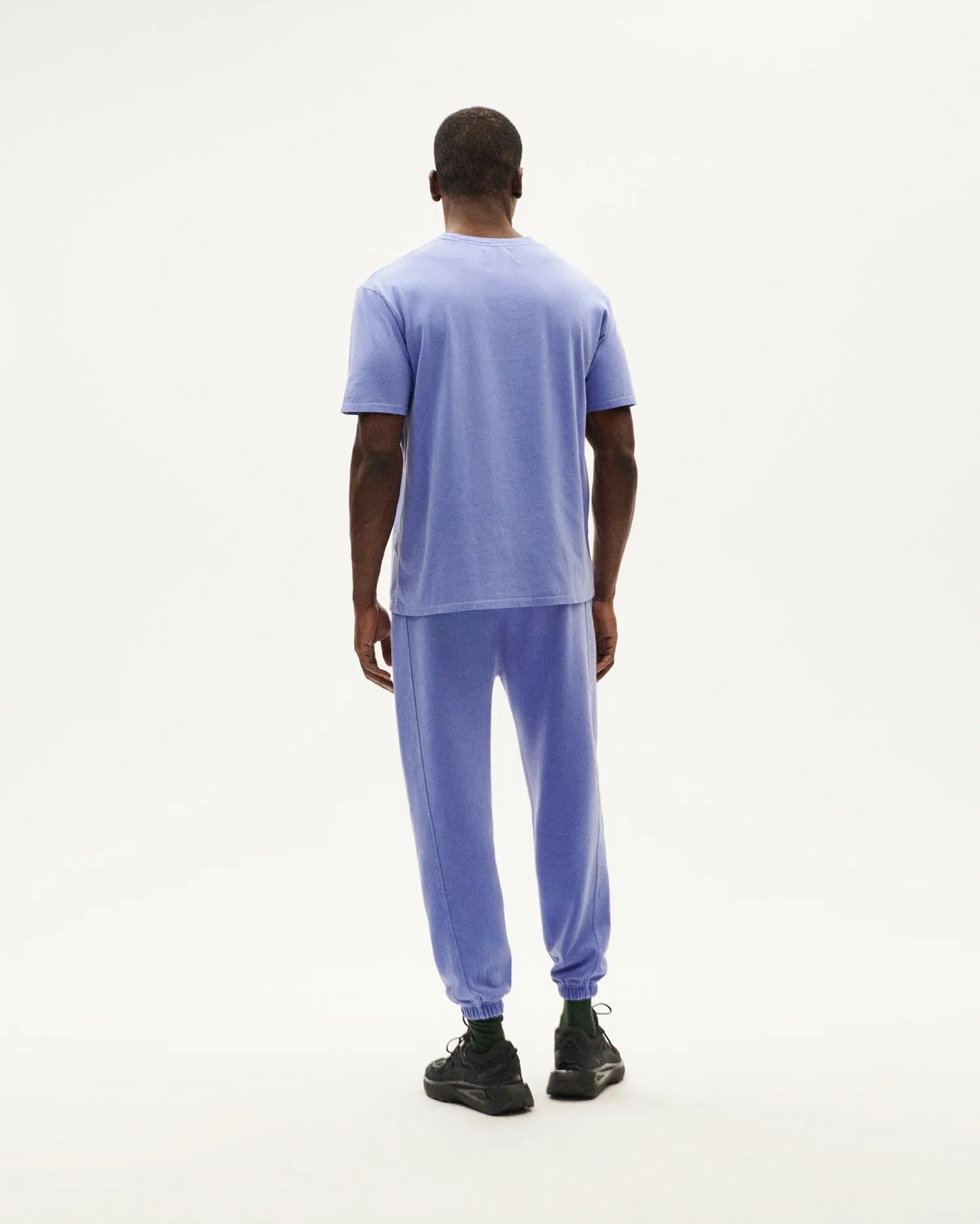 Jogging en coton bio | bleu "indigofera ftp alexander pants blue", Thinking Mu, photo 4
