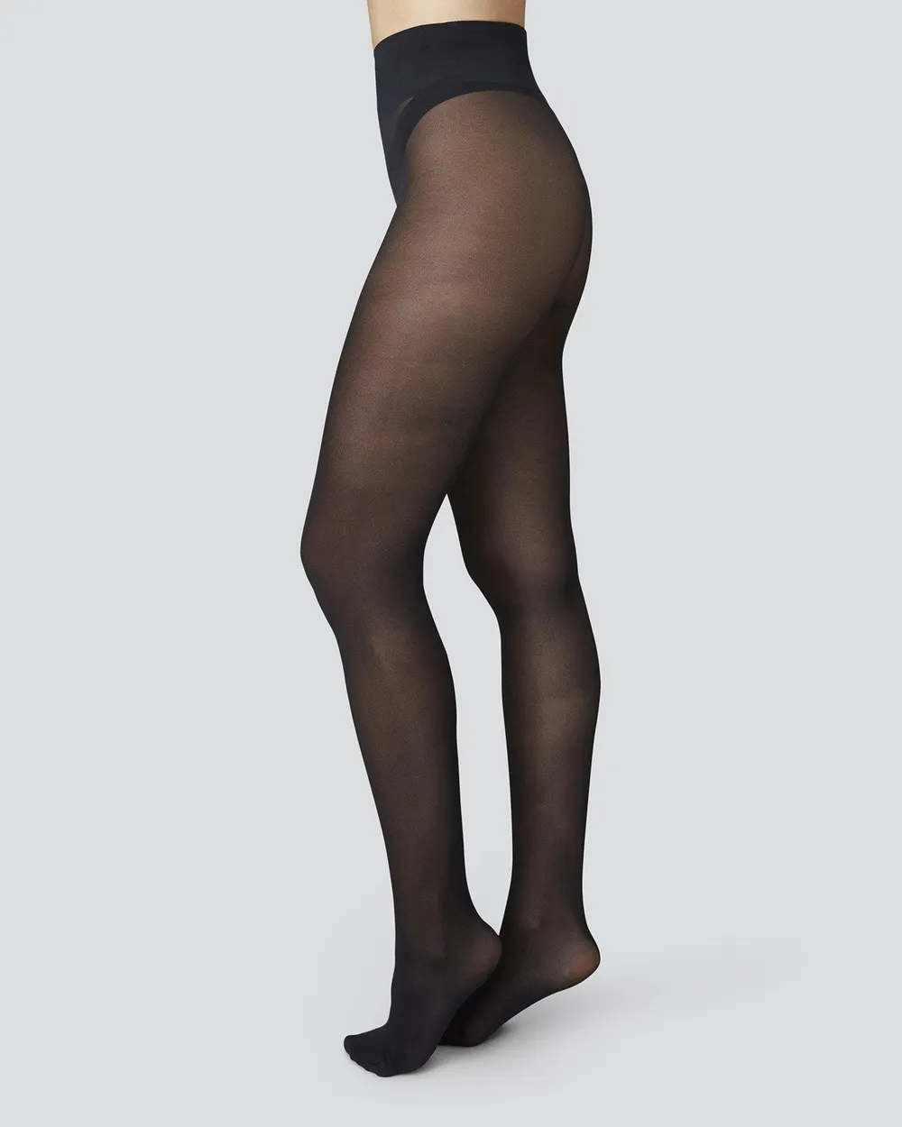 Collants 30 deniers en recyclé | noir 