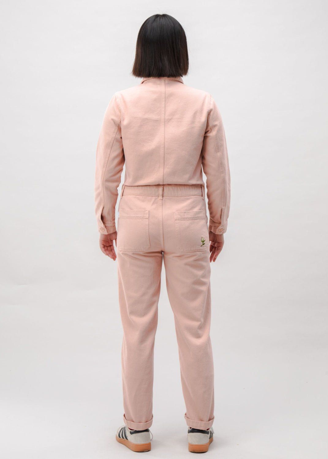 Overall aus Bio-Baumwolle | Rosa "cotton twill boiler suit rose - rose", Brava Fabrics, Foto 2