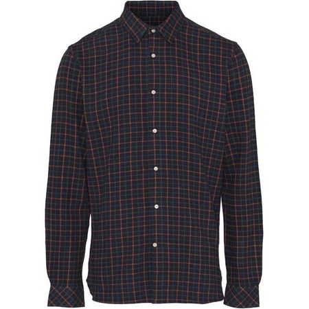 Chemise à carreaux flanelle en coton bio