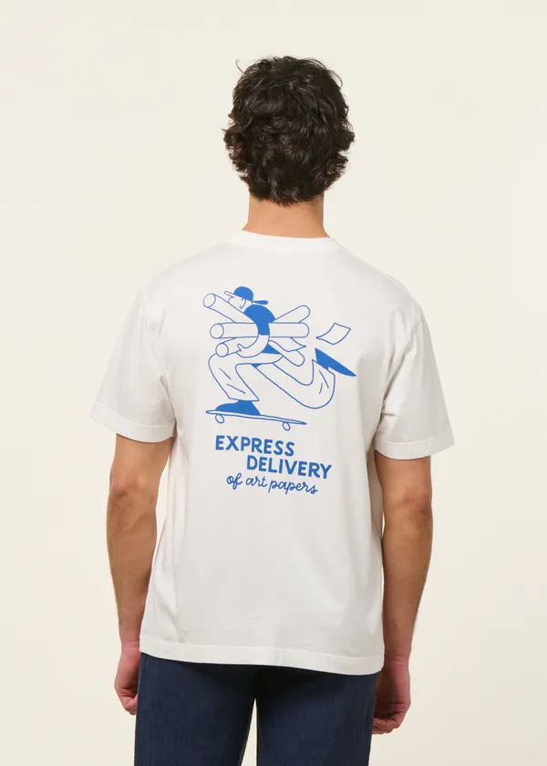 T-shirt en coton bio | blanc "cruiser", Olow