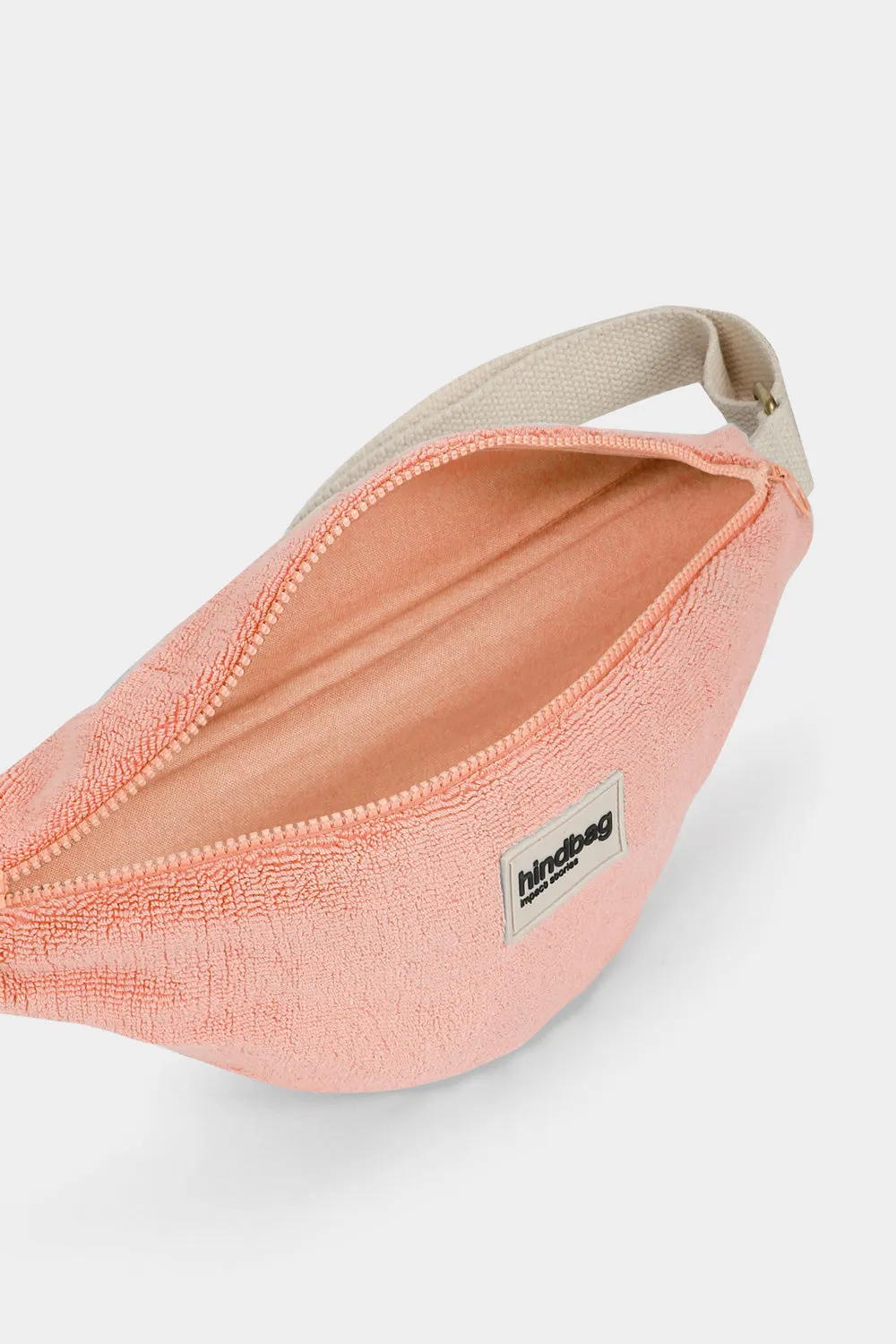 Banane en coton bio | rose "olivia - éponge rose corail", Hindbag, photo 2