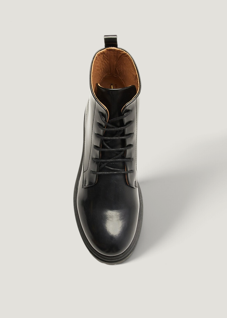 Bottines en cuir certifié | noir "bérénice", Odaje ex M.Moustache, photo 5