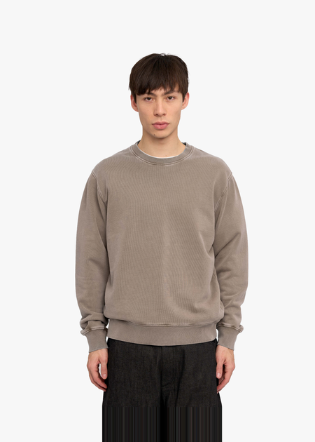 Sweat en coton bio | marron  "faded khaki"