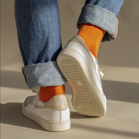 Baskets en recyclé - modelo '89 leather beige, SAYE, photo 4