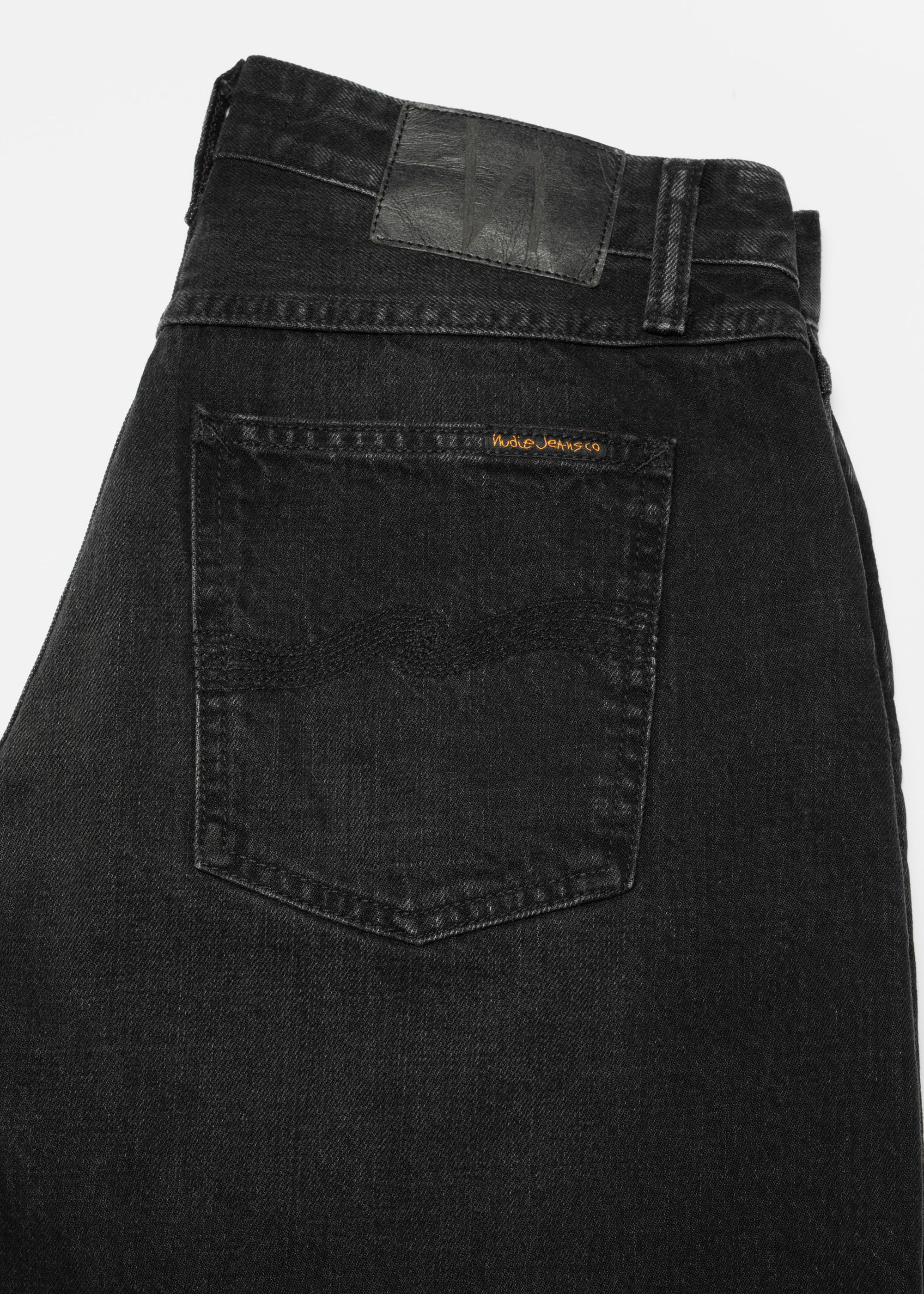 Denim-Bermudashorts aus Bio-Baumwolle | Schwarz "meja denim shorts night dune black", Nudie Jeans, Foto 5