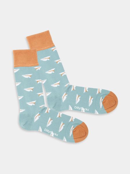 Chaussettes en coton bio | multicolore "folded flights" - Dilly socks