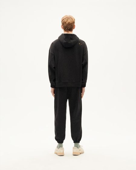 Oversize-Hoodie aus Bio-Baumwolle und recyceltem Material | schwarz "black andrea hoodie", Thinking Mu, Foto 4