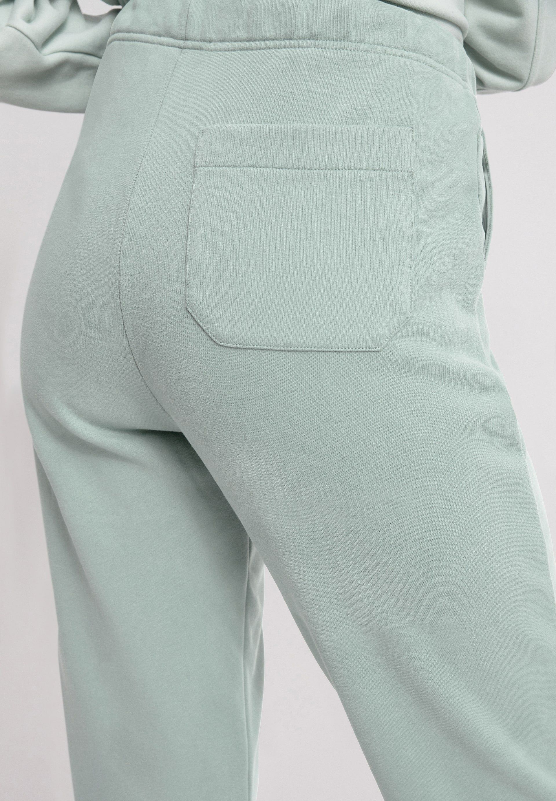 Pantalon de jogging vert d'eau en coton bio - ivaa sage green, Armedangels, photo 4