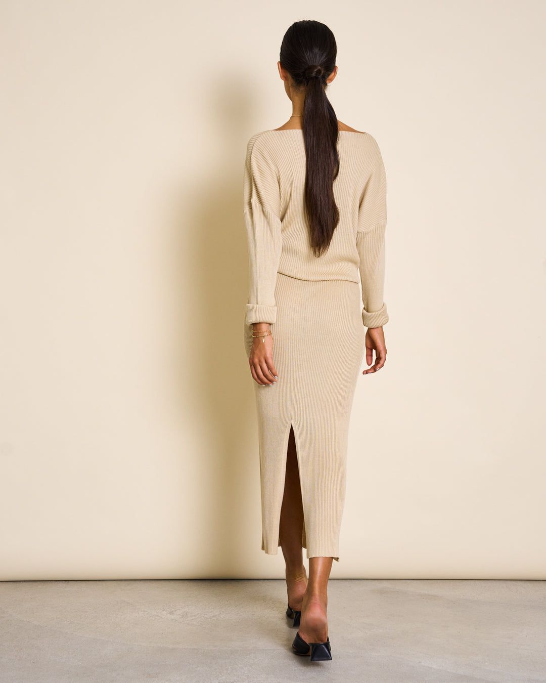 Pull beige en ecovero - lagos ivory, Jan'n June, photo 4