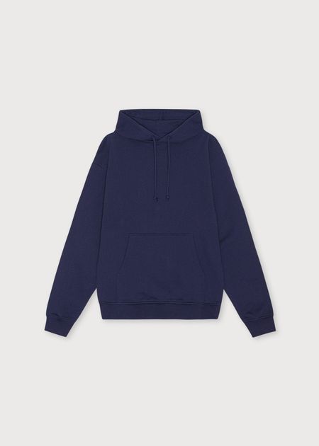 Sweat à capuche en coton bio | marine "organic cotton sweat hood navy"