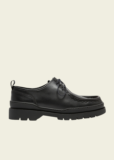 Derbies made in france en cuir certifié | noir "major noir"