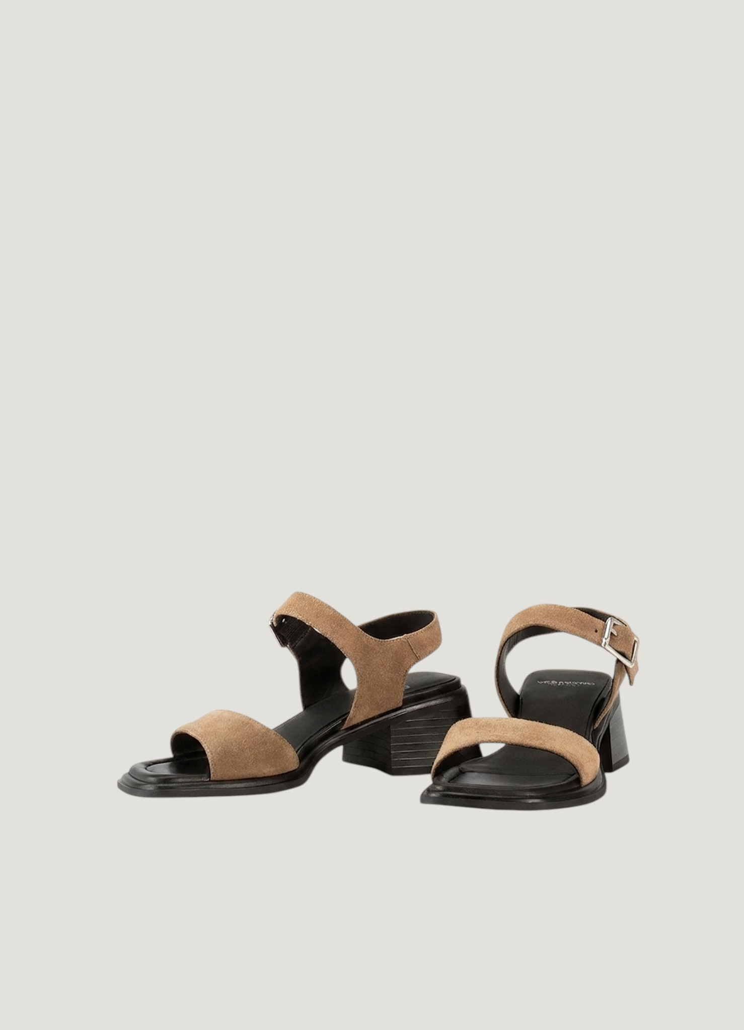 Elegante Absatzsandalen aus zertifiziertem Leder | Braun "ines dk sand", Vagabond, Foto 2