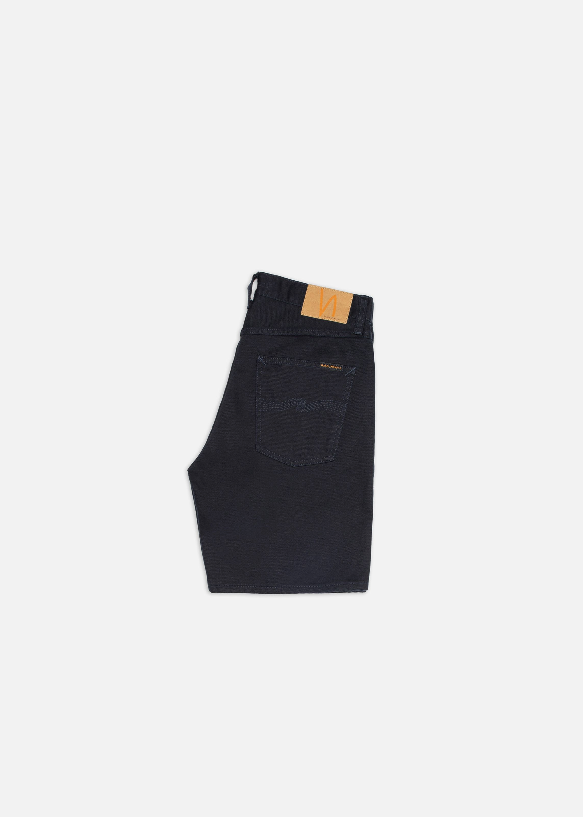 Short denim en coton bio | bleu "Seth shorts everblue", Nudie Jeans, photo 2