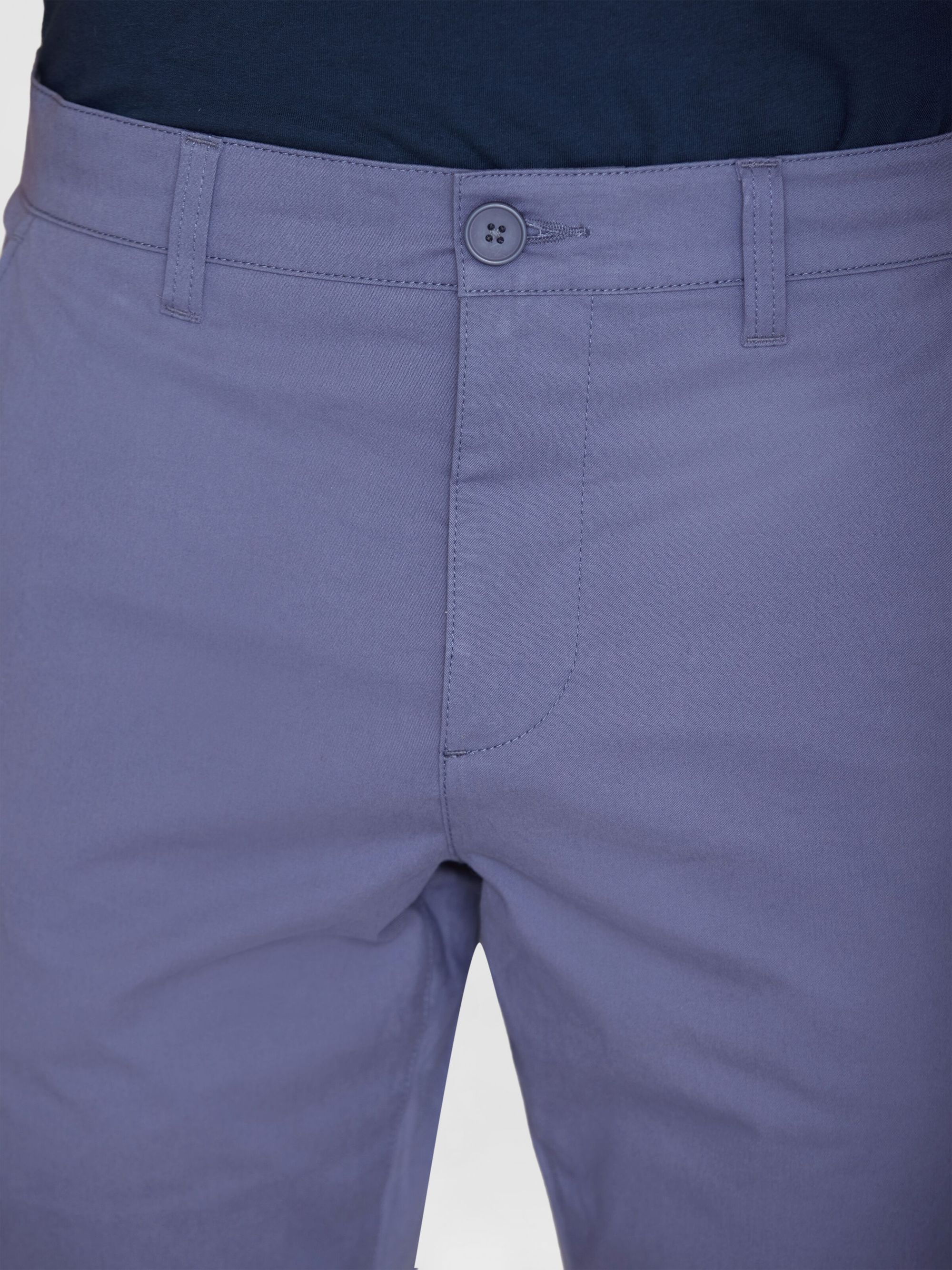 Short chino en coton bio | bleu "chino poplin vintage indigo", Knowledge Cotton Apparel, photo 4