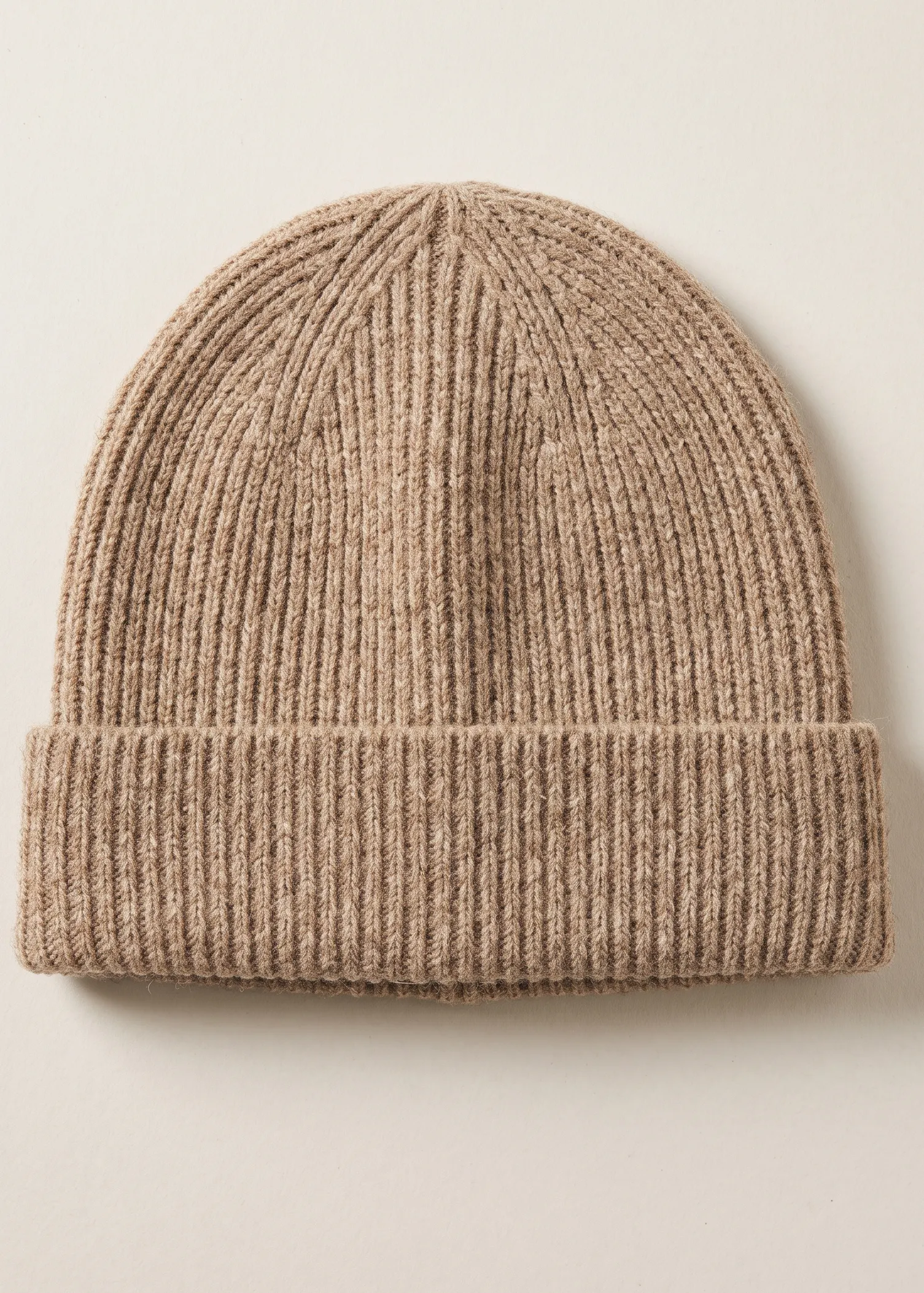 Bonnet en laine mérinos recyclée | taupe, WeDressFair, photo 1