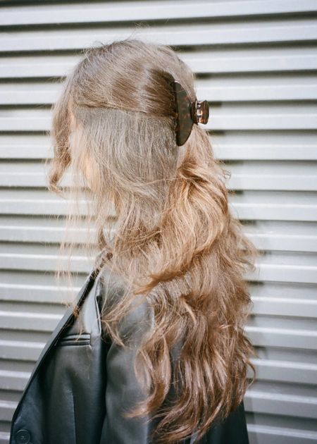 Pince à cheveux en acétate biosourcé | marron "bff - ecaille" - Jickie