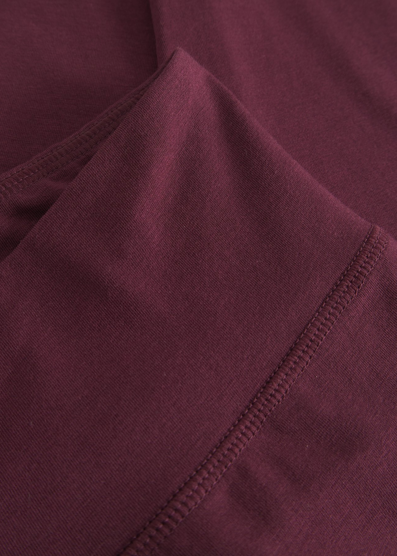 Legging en coton bio et tencel | bordeaux "Tights sanna fig red", Dedicated, photo 3