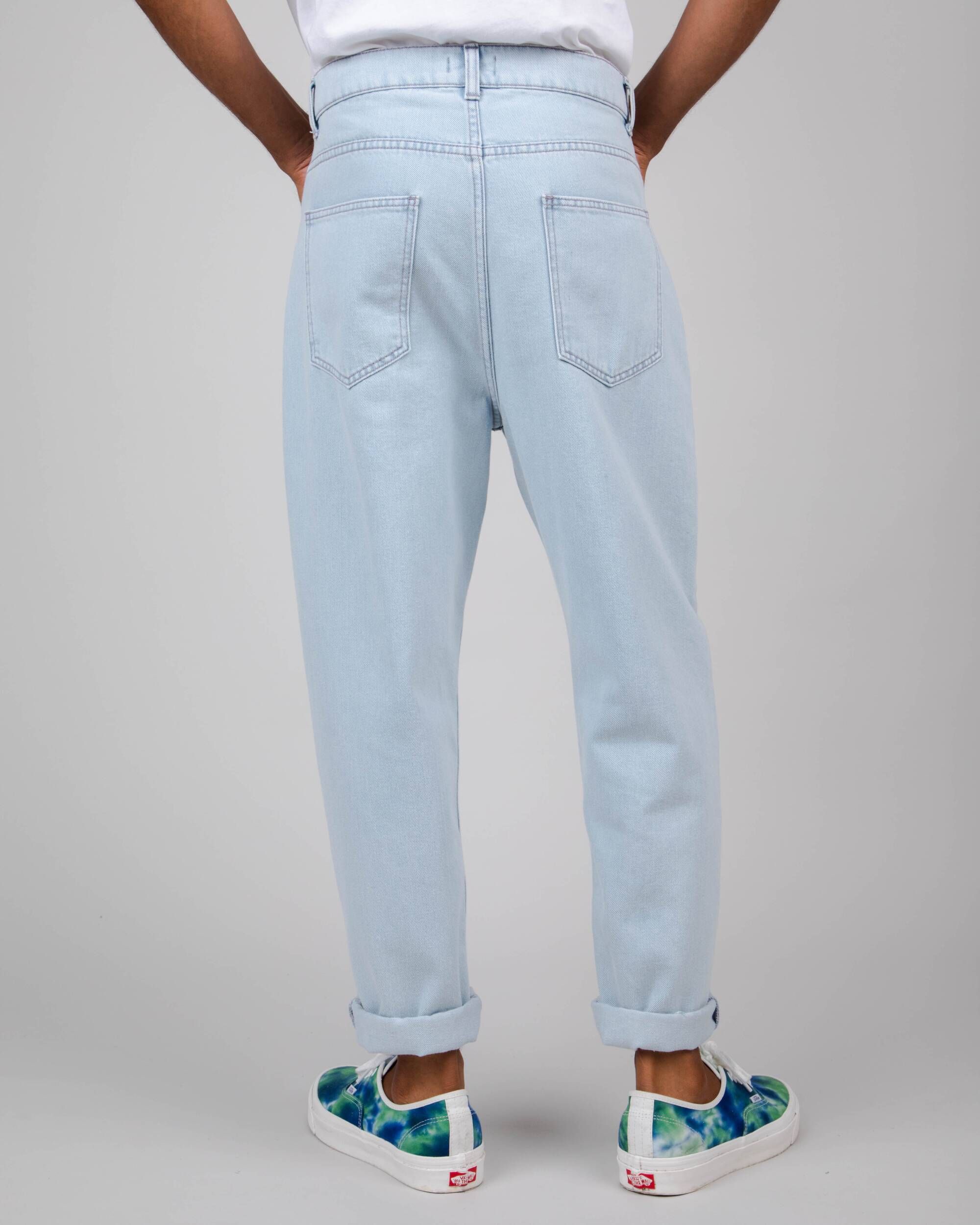 Jean bleu clair en coton bio - 5 pocket light denim, Brava Fabrics, photo 3