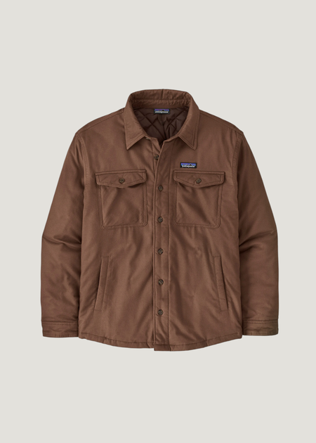 Veste en matières recyclées | marron "insulated fjord flannel shirt - brmb" - Patagonia