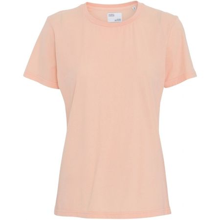 T-shirt pêche en coton bio - paradise peach