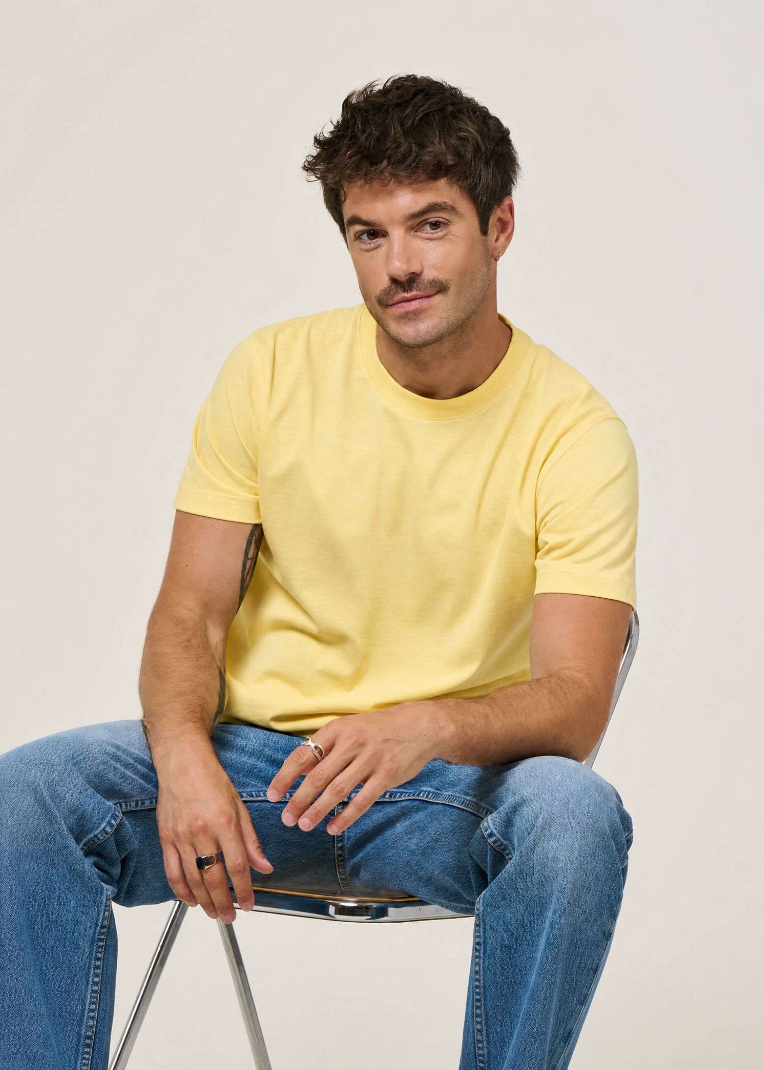 T-shirt en coton bio | jaune, WeDressFair, photo 2