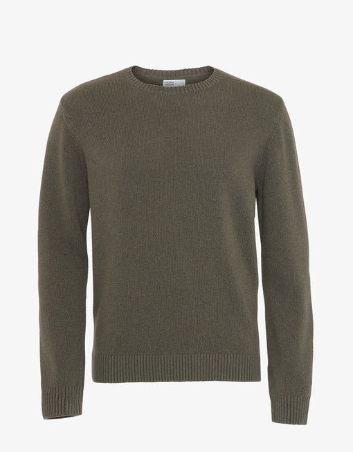 Pullover aus recycelter Merinowolle | Khaki "dusty olive", Colorful Standard, Foto 5