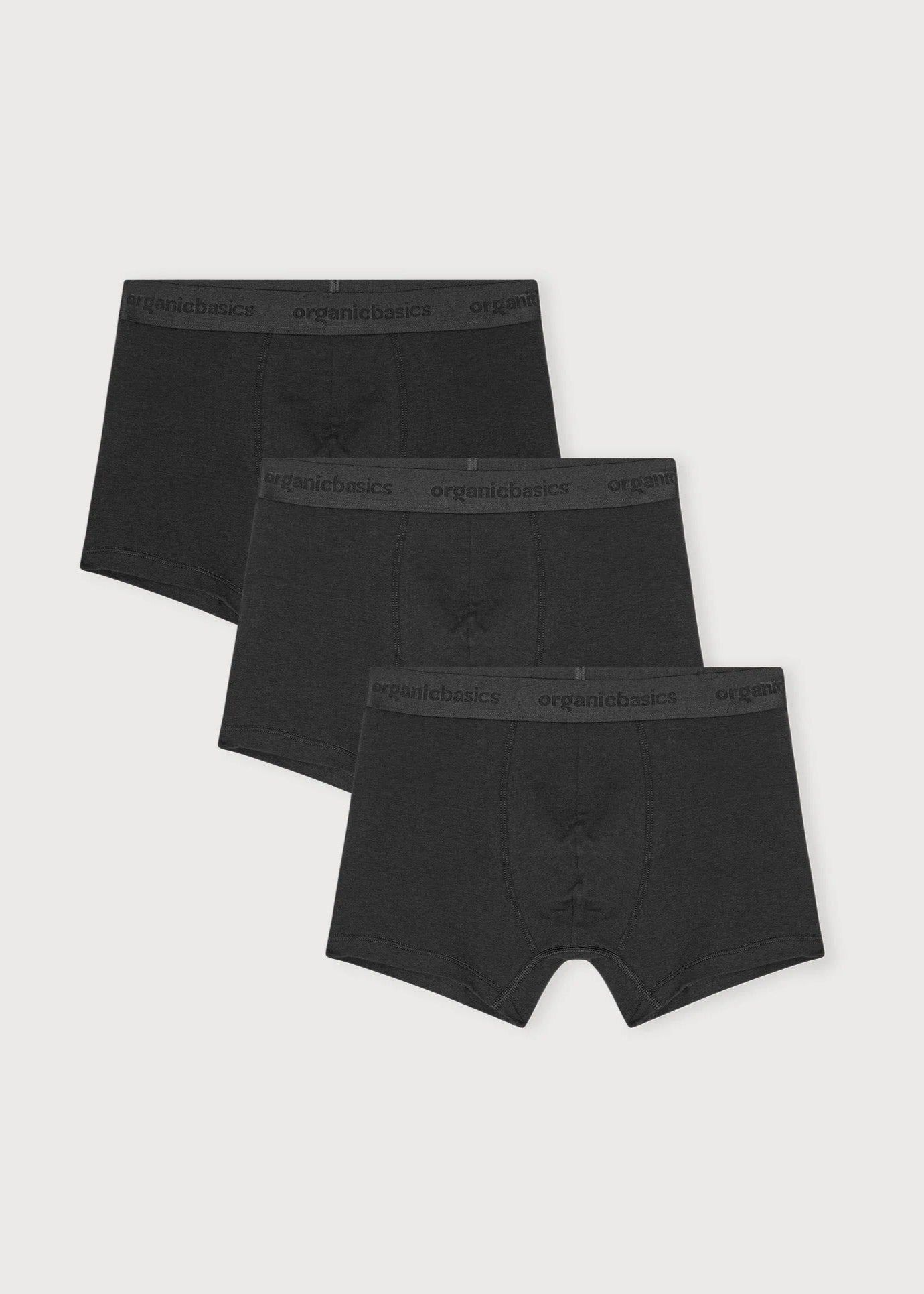 3er-Pack Boxershorts aus Bio-Baumwolle | Schwarz "core trunks 3-pack black", Organic Basics, Foto 1